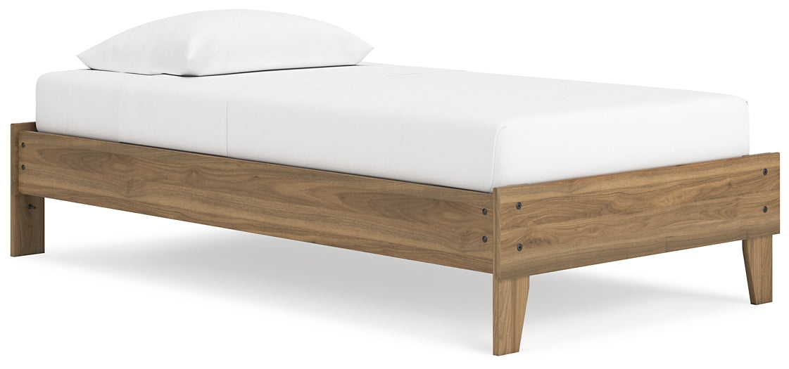 Deanlow Twin Platform Bed with Dresser