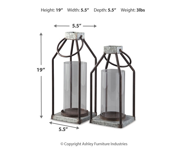 Diedrick Lantern Set (2/CN)