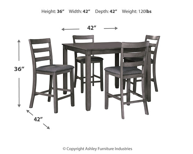 Bridson Square Counter TBL Set (5/CN)