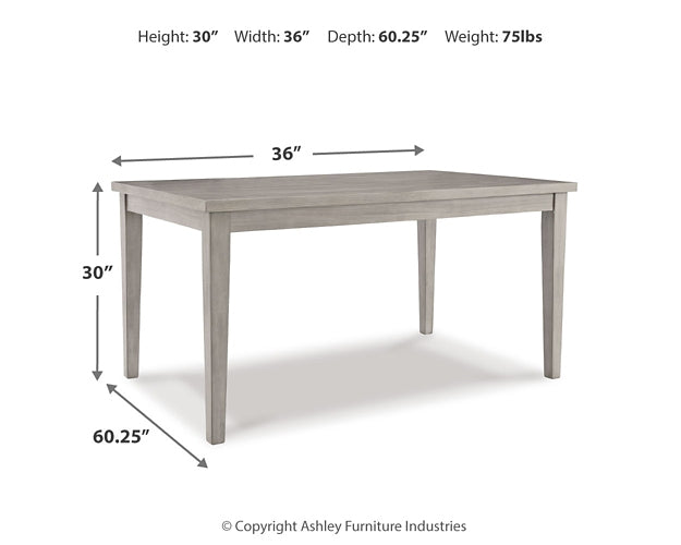 Parellen Rectangular Dining Room Table