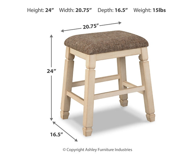 Bolanburg Upholstered Stool (2/CN)