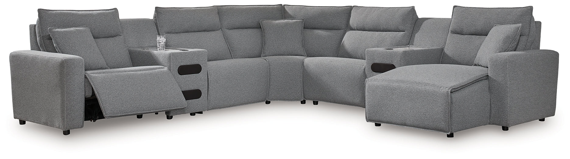 Modmax II 7-Piece Power Reclining Sectional with Chaise
