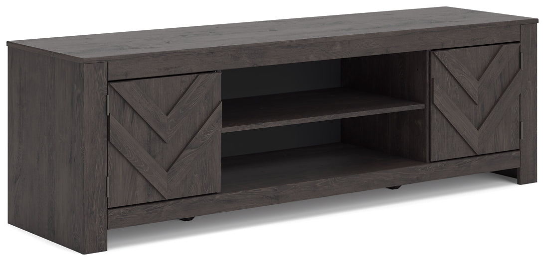 Cayboni LG TV Stand w/Fireplace Option