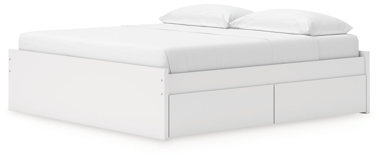 Onita King Platform Bed with 2 Side Storage