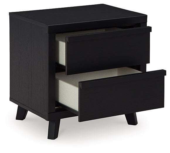 Danziar King Slat Panel Bed, Dresser, Mirror and Nightstand