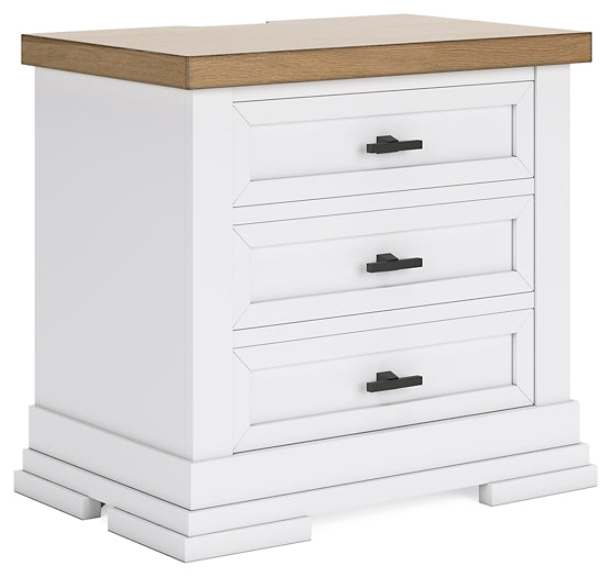 Ashbryn King Panel Storage Bed, Dresser, Mirror, Chest and Nightstand