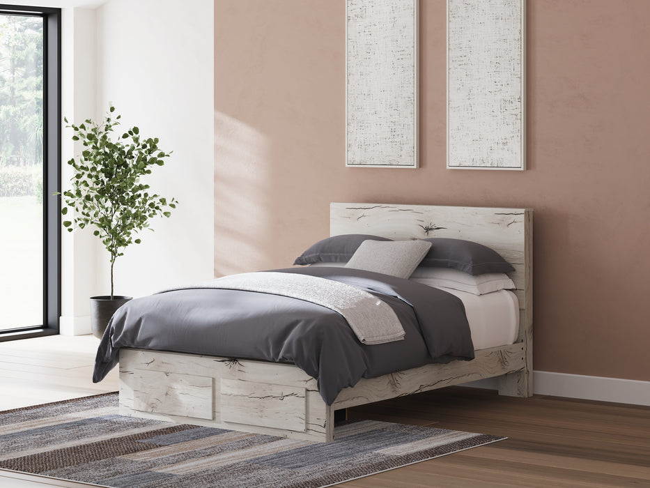 Lawroy Queen Panel Storage Bed, Dresser and Mirror