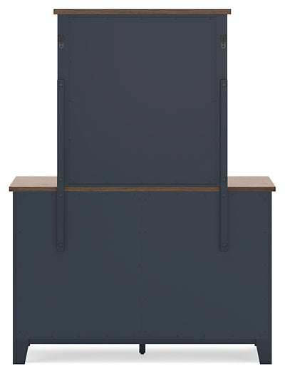 Landocken Queen Panel Bed, Dresser, Mirror and Nightstand