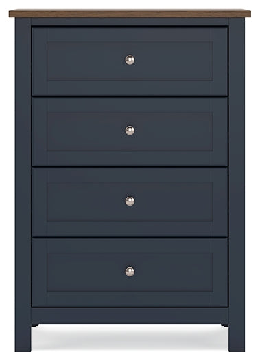 Landocken Full Panel Bed, Dresser, Mirror, Chest and Nightstand