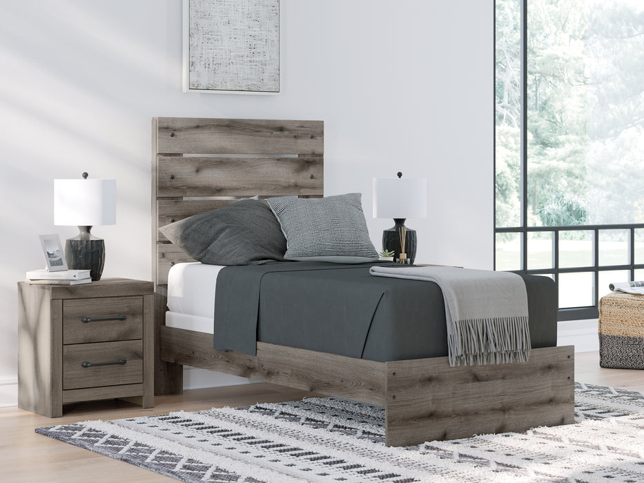 Graystorm Twin Panel Bed, Dresser, Mirror, Chest and Nightstand