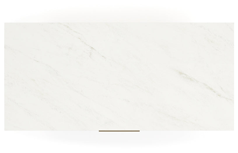 Cadmori King Upholstered Panel Bed, Dresser, Mirror, Chest and Nightstand