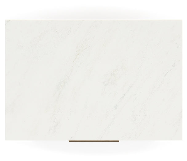 Cadmori King Upholstered Panel Bed, Dresser, Mirror, Chest and Nightstand