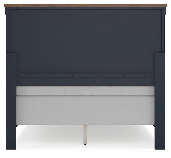 Landocken Full Panel Headboard, Dresser and Mirror