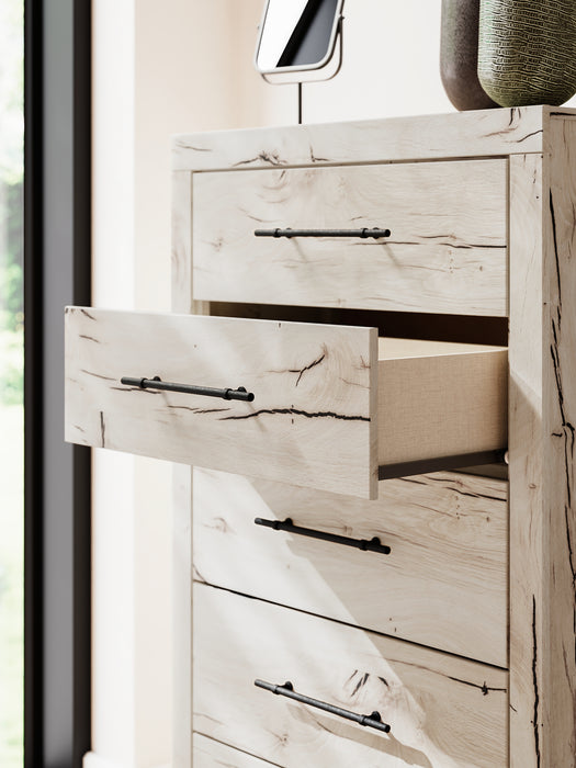 Lawroy Twin Panel Bed, Dresser, Mirror, Chest and Nightstand