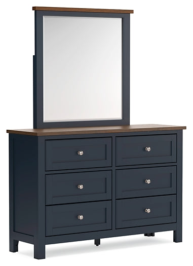 Landocken Queen Panel Bed, Dresser, Mirror, Chest and Nightstand