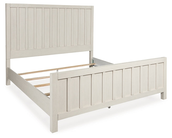 Shaybrock Queen Panel Bed, Dresser and Mirror