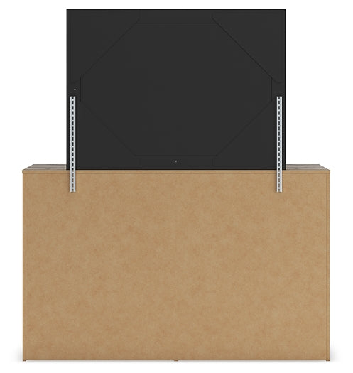 Graystorm King Panel Bed, Dresser and Mirror