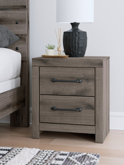 Graystorm Full Panel Storage Bed, Dresser, Mirror, Chest and Nightstand