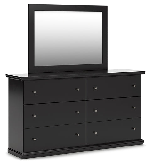 Maribel Twin Panel Bed, Dresser, Mirror, Chest and Nightstand