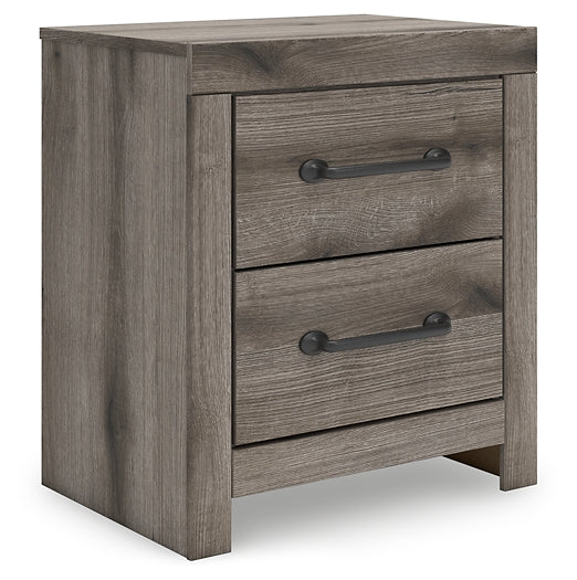 Graystorm Full Panel Bed with Storage, Dresser, Mirror, Chest and Nightstand