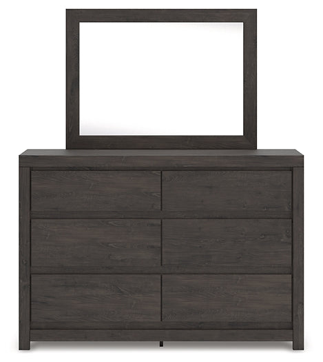 Fraluna Queen Panel Storage Bed, Dresser, Mirror, Chest and Nightstand