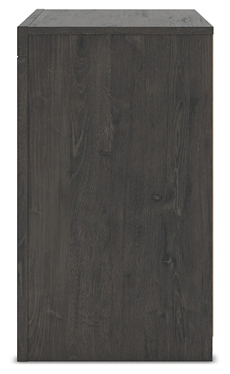 Fraluna King Panel Storage Bed, Dresser, Mirror, Chest and Nightstand