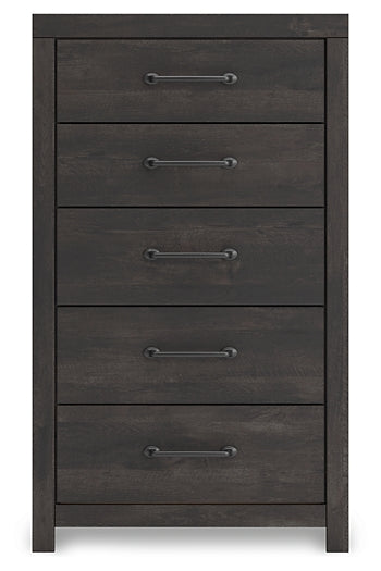 Hollivern Full Panel Bed with Storage, Dresser, Mirror, Chest and Nightstand