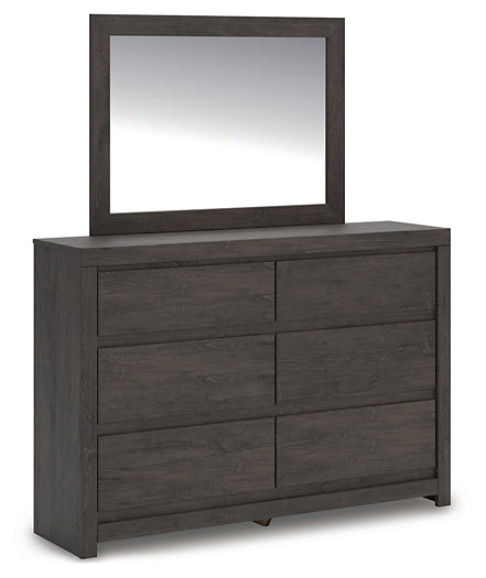 Fraluna Queen Panel Bed, Dresser, Mirror, Chest and Nightstand