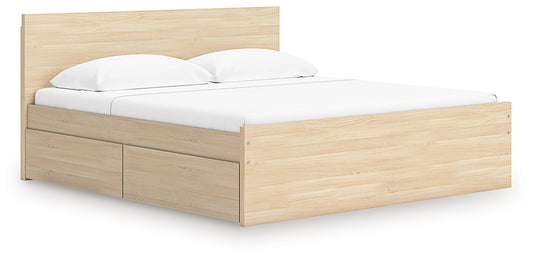 Onita Queen Panel Platform Bed with 2 Side Storage