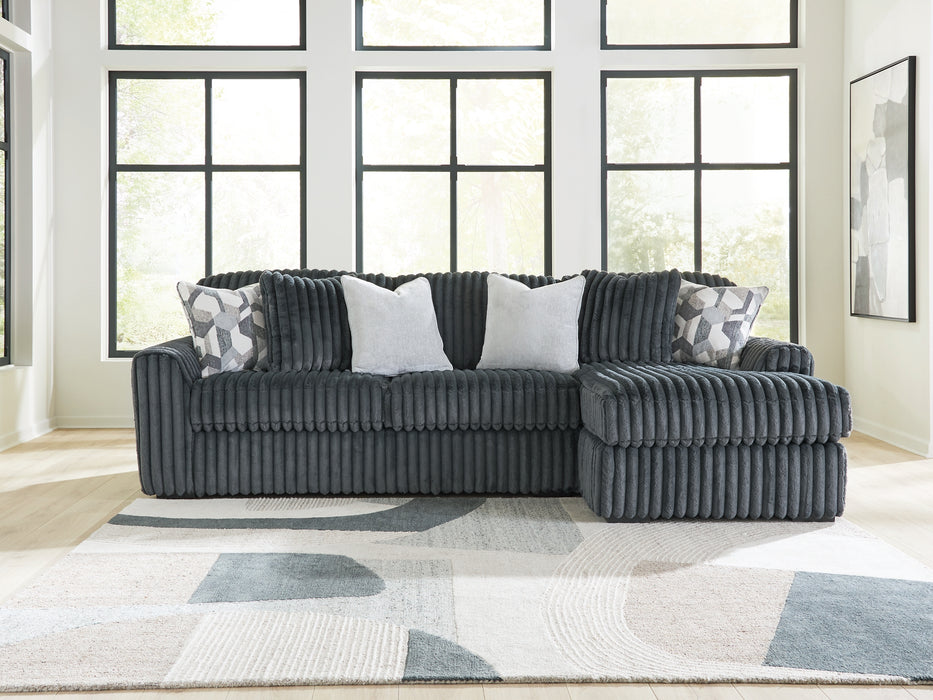 Midnight-Madness 2-Piece Sectional Sofa Chaise