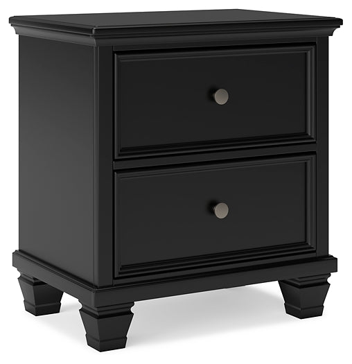 Lanolee King Panel Storage Bed, Dresser, Mirror and Nightstand