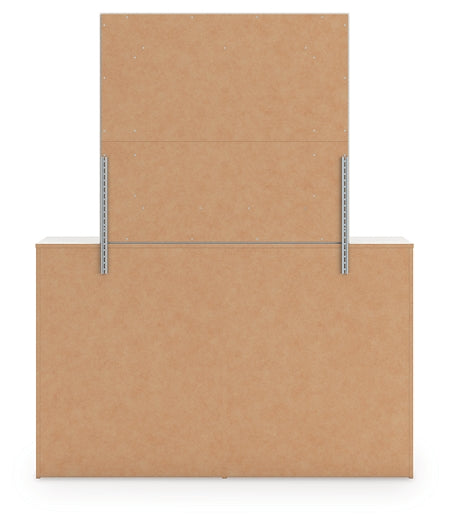 Zuraleus King Upholstered Panel Platform Bed, Dresser, Mirror, Chest and Nightstand