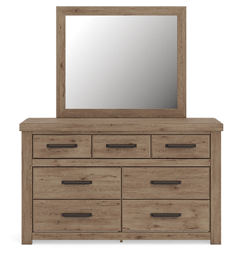 Oliandon Dresser and Mirror