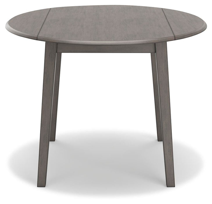 Shullden Round DRM Drop Leaf Table