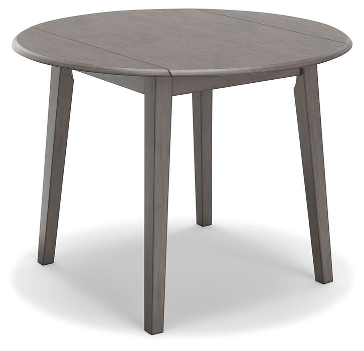 Shullden Round DRM Drop Leaf Table