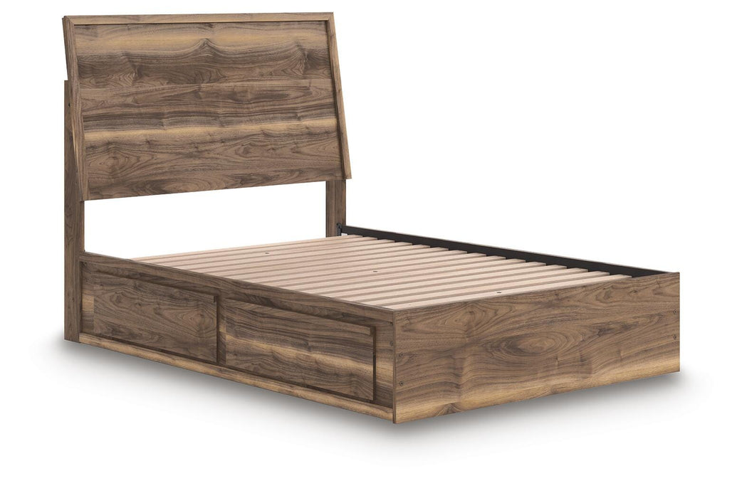 Chirason Full Panel Bed with Storage