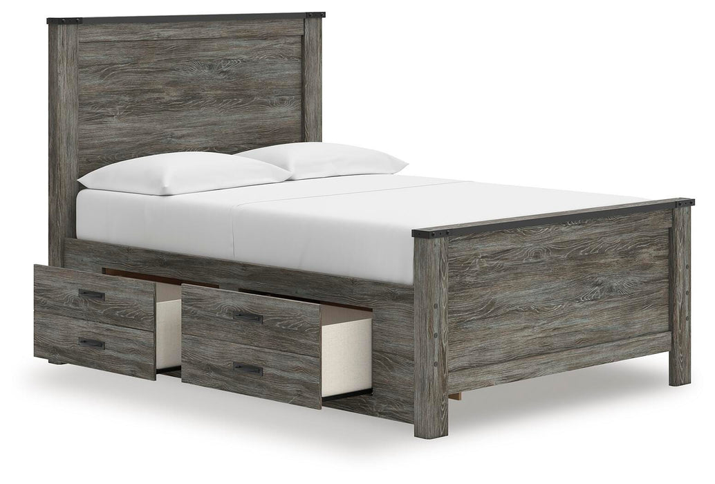 Frandern Full Panel Bed with Storage