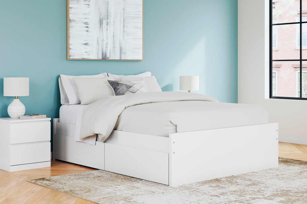 Onita Queen Platform Bed with 1 Side Storage