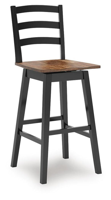 Wildenauer Tall Swivel Barstool (2/CN)