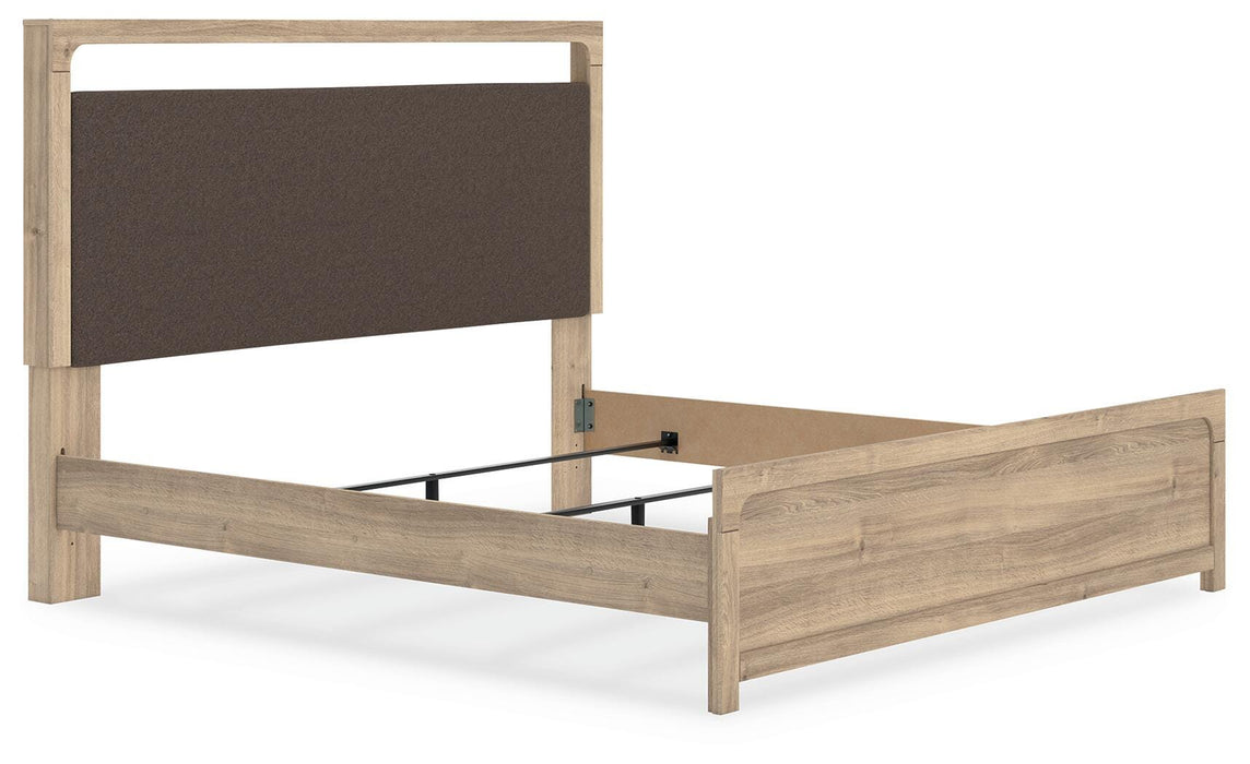 Kinlanni King Upholstered Panel Bed
