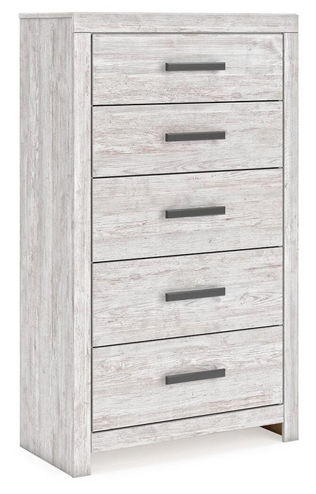 Cayboni Queen Panel Bed, Dresser, Mirror, Chest and Nightstand
