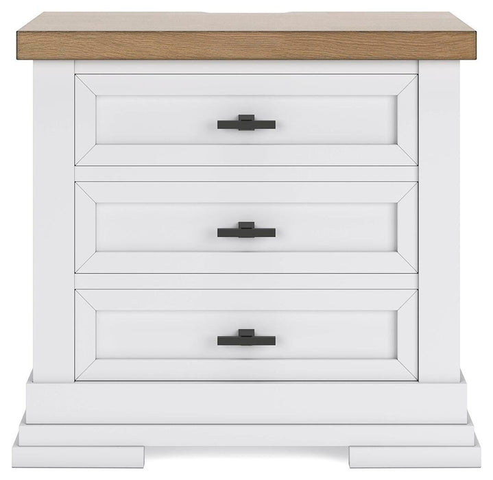 Ashbryn King Panel Storage Bed, Dresser, Mirror and Nightstand
