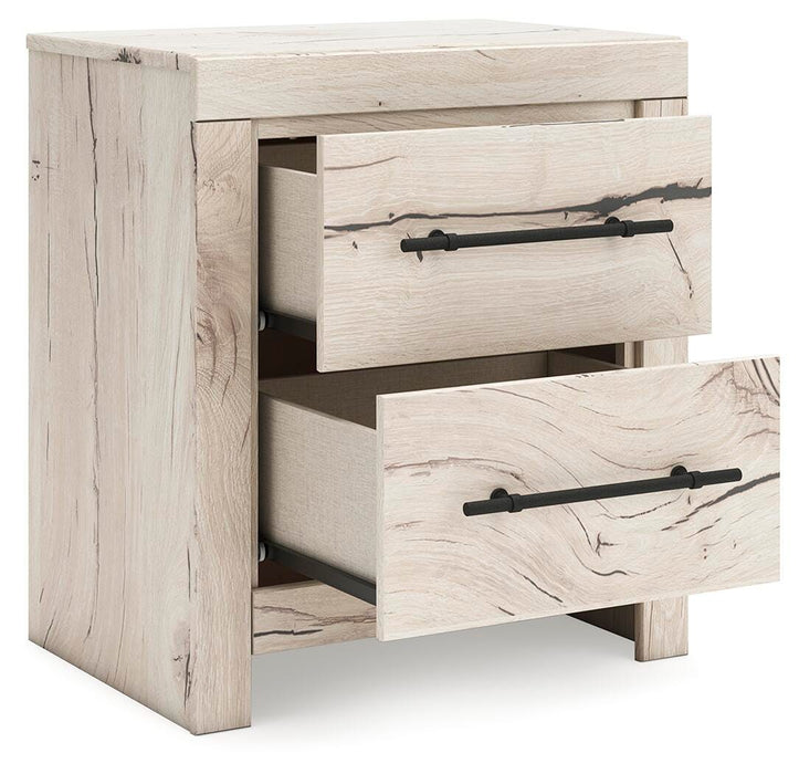 Lawroy Queen Panel Bed with Storage, Dresser, Mirror, Chest and Nightstand