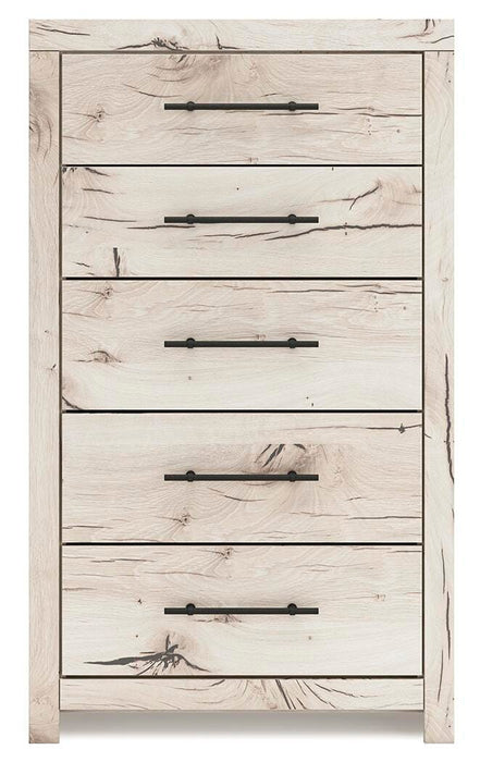 Lawroy Queen Panel Headboard, Dresser, Mirror, Chest and Nightstand