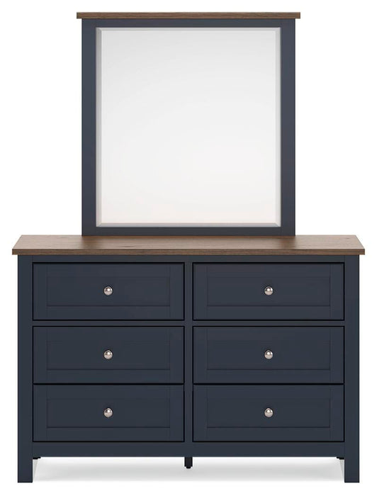 Landocken Full Panel Headboard, Dresser, Mirror and Nightstand