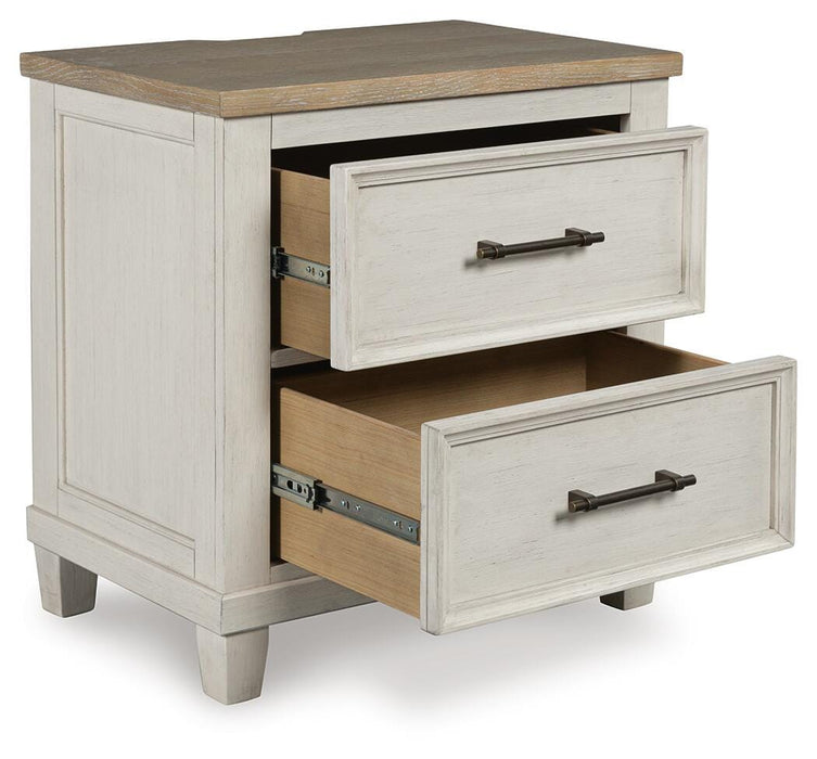 Shaybrock California King Panel Bed, Dresser, Mirror and Nightstand