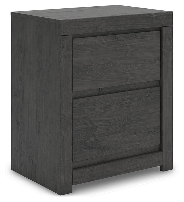 Fraluna King Panel Bed, Dresser, Mirror, Chest and Nightstand