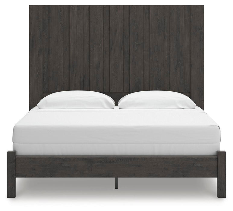 Fraluna King Panel Bed, Dresser, Mirror and Nightstand