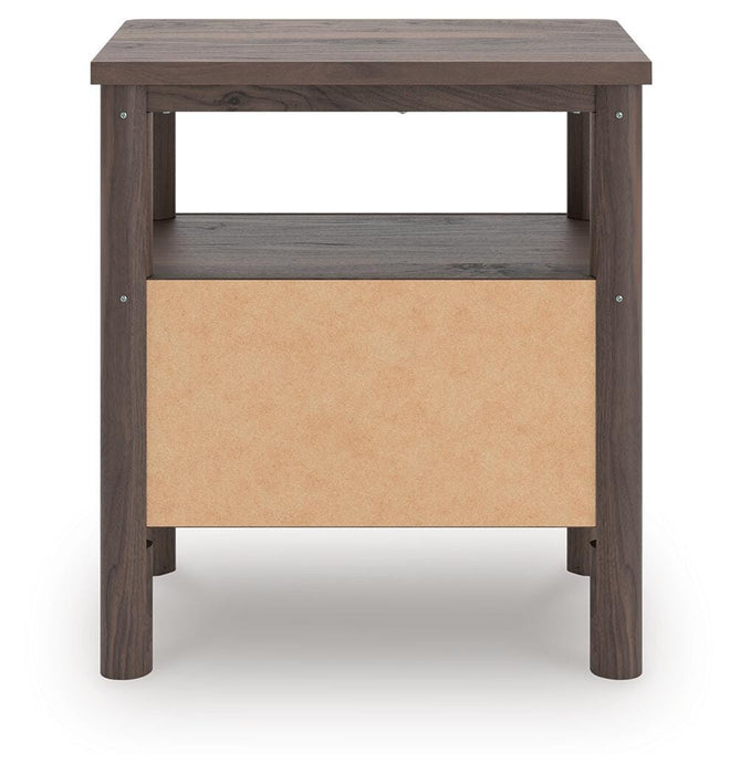 Pamytta Twin Upholstered Panel Bed, Dresser, Mirror, Chest and Nightstand