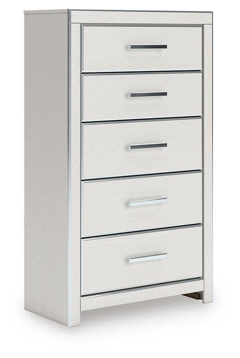 Zuraleus King Upholstered Bed, Dresser, Mirror, Chest and Nightstand